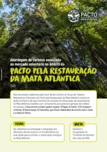 Abordagem de carbono associado ao mercado voluntário no âmbito do Pacto pela Restauração da Mata Atlântica